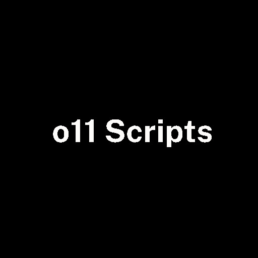 o11 Scripts