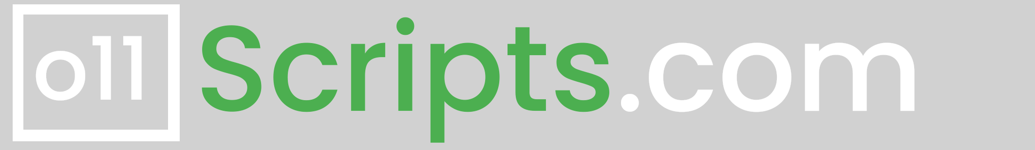 o11 Scripts